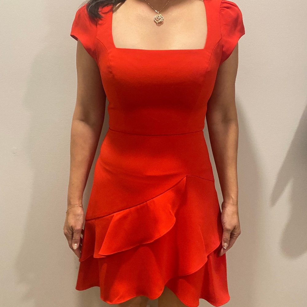 BCBGMaxazria Red Dress - Size 0